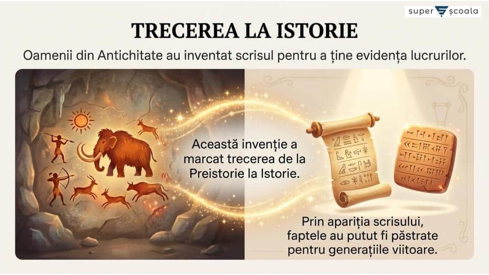Inventarea scrierii - de la pictograme la alfabet
