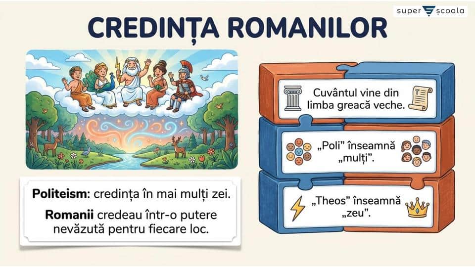 Zeii și templele romanilor