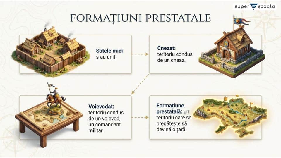 Lumea românească. Statele medievale românești