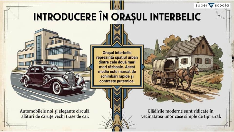 Orașul - arhitectură modernă și tradiții rurale