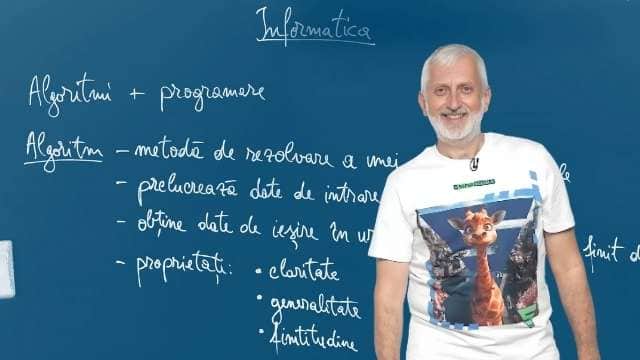 Informatica - algoritmi și programare