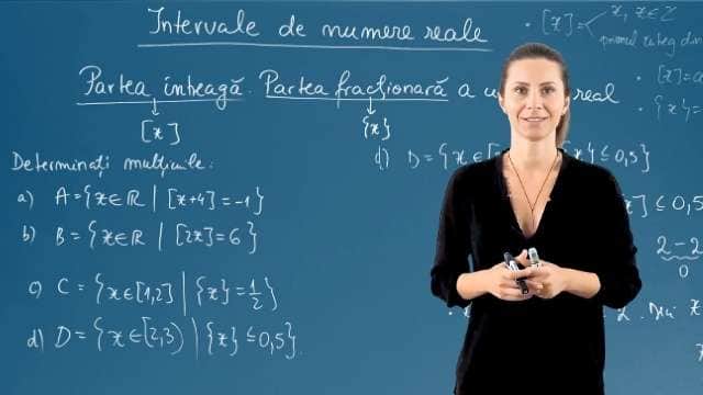 Partea întreagă. Partea fracționară a unui număr real