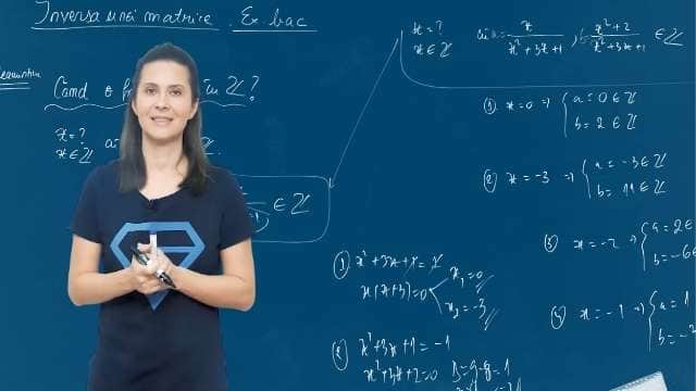 Inversa unei matrice. Exerciții tip 3. Pregătire