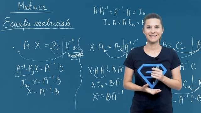 Ecuații matriciale