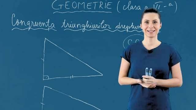 Congruența triunghiurilor dreptunghice