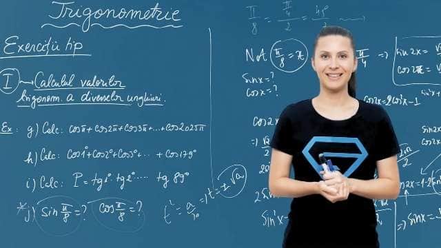 Calculul valorilor trigonometrice a diverselor unghiuri - P2