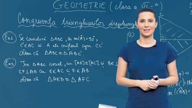 Congruența triunghiurilor dreptunghice - P3