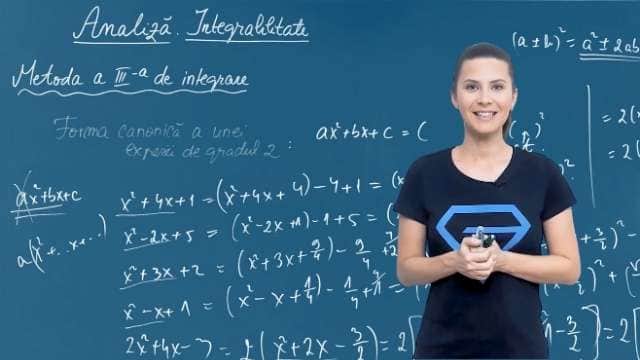Metoda a III-a de integrare - Forma canonică a unei expresii de gradul 2