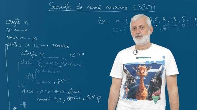 Secvența de sumă maximă (SSM)