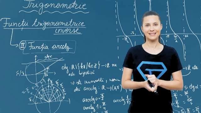 Functii trigonometrice inverse - functia arcctg
