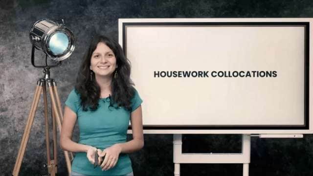 Housework collocations