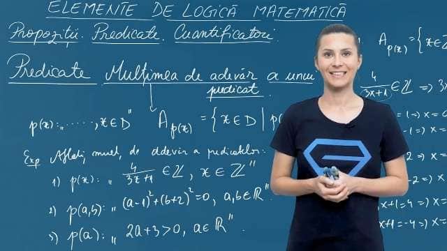 Predicate. Mulțimea de adevăr a unui predicat - P2