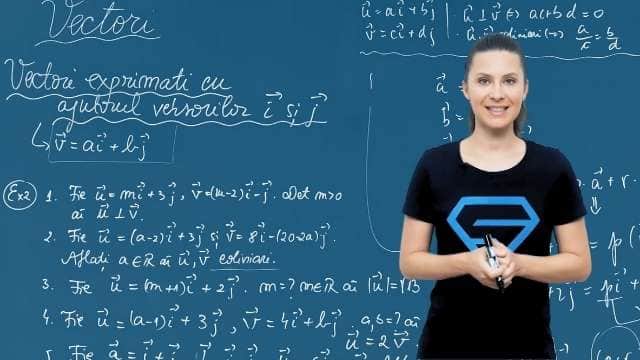 Vectori exprimati cu ajutorul vectorilor i și j - P2