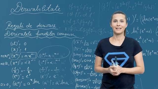 Reguli de derivare - Derivatele funcțiilor compuse - P2