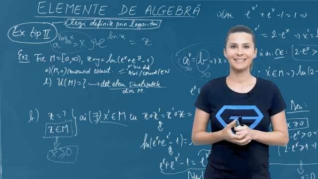Exerciții de tip II - Legi definite prin logaritmi - p3