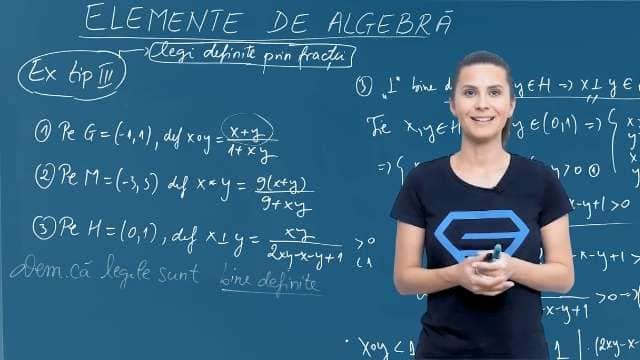 Exerciții de tip III - legi definite prin fracții