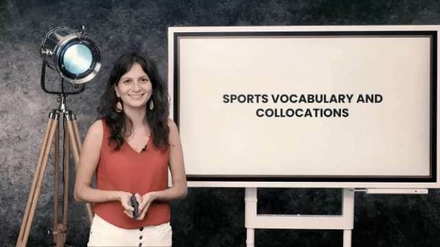 Sports vocabulary and collocations