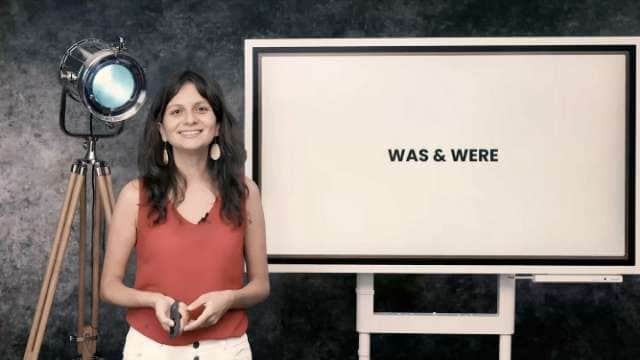 Was and were