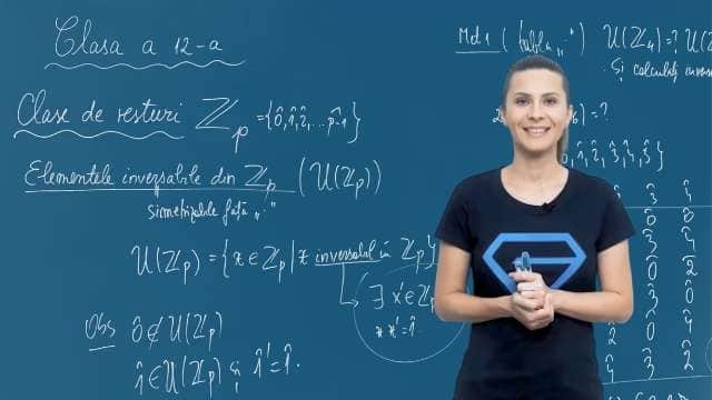 Clase de resturi Zp. Elementele inversabile din Zp.