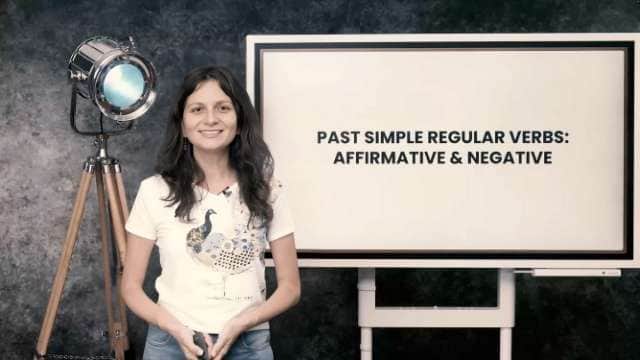 Past simple regular verbs: affirmative and negative