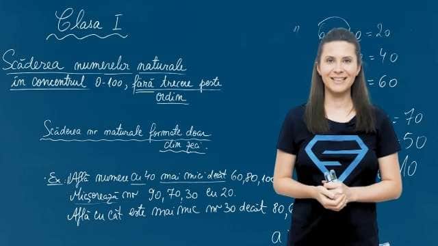 Scăderea numerelor naturale formate doar din zeci