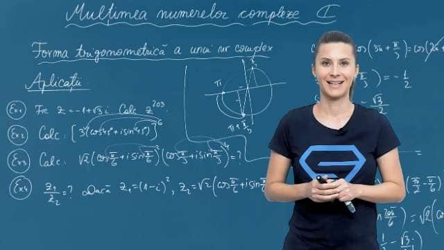 Forma trigonometrică a unui număr complex. Aplicații - P3