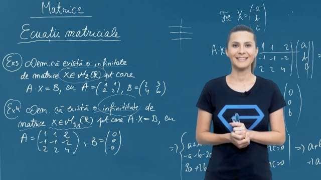 Ecuații matriciale - p3