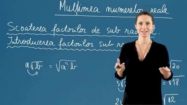 Introducerea factorilor sub radical