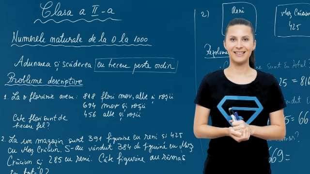 Probleme descriptive cu trecere peste ordin