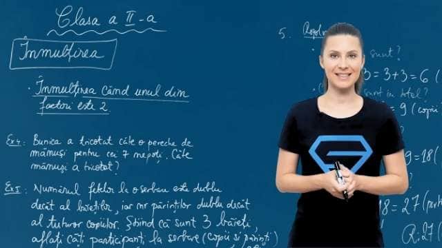 Înmulțirea când unul dintre factori este 2 - probleme