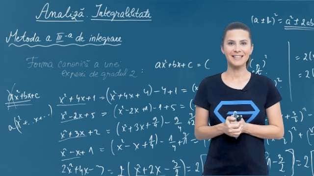 Metoda a III-a de integrare - Forma canonică a unei expresii de gradul 2