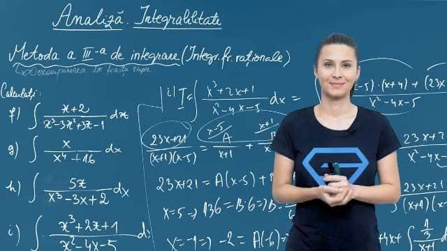 Metoda a III-a de integrare - Descompunerea în fracții simple - P3