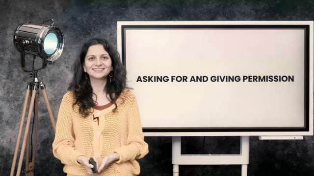 Asking for and giving permission