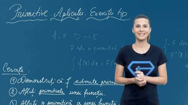 Primitivele unei funcții - Exerciții tip