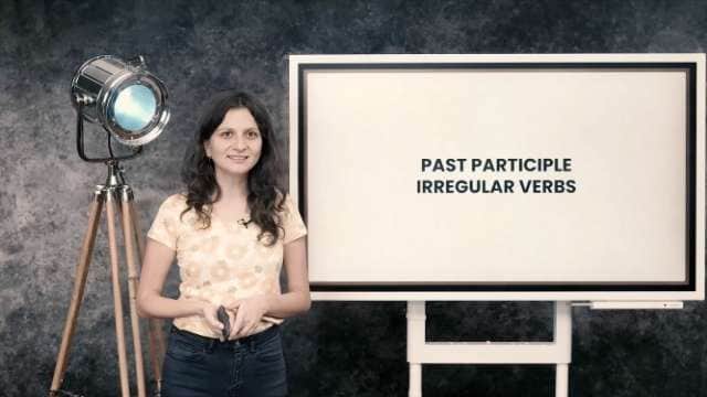 Past participle - irregular verbs