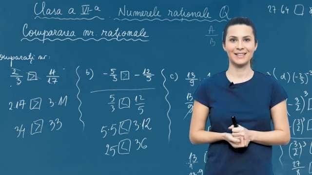 Compararea numerelor rationale