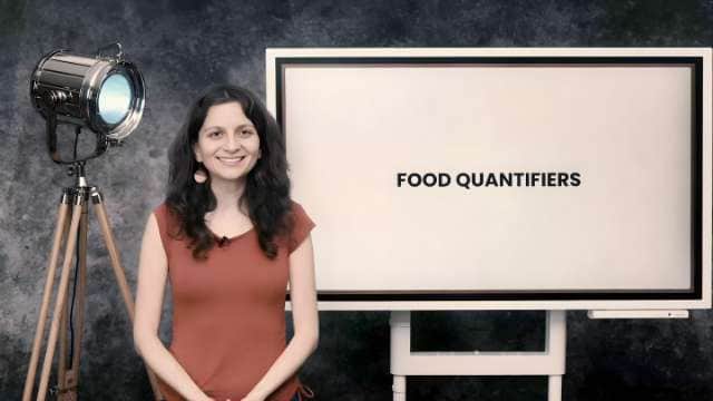 Food quantifiers