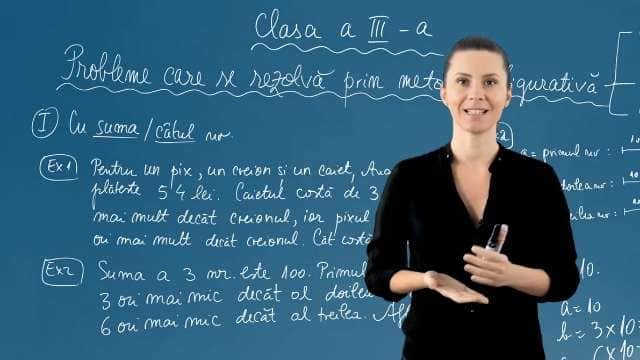 Probleme care se rezolvă prin metoda figurativă - Partea 2