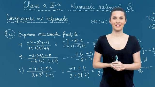 Compararea numerelor rationale - p2