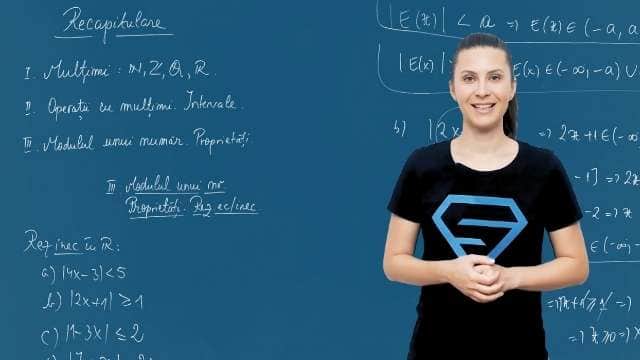 Recapitulare - Modulul unui număr. Proprietăți. Rezolvare ecuații lineare.