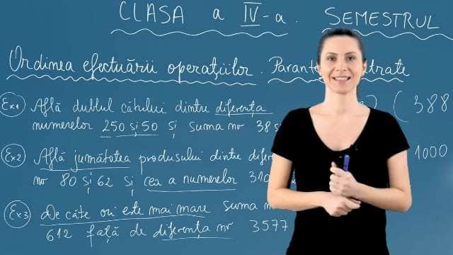 Ordinea efectuării operațiilor. Paranteze pătrate - P2
