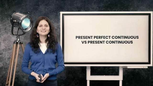 Present perfect continuous vs present continuous