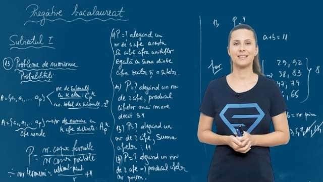 Probleme de numărare. Probabilități - P3