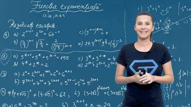 Funcția exponențială - Ecuații - P2