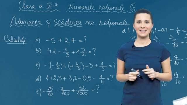 Adunarea si scaderea numerelor rationale - p2