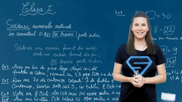 Scăderea unui număr format din unități dintr-un număr format din zeci - Probleme