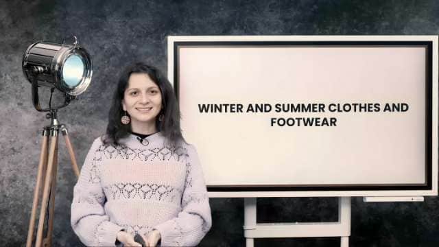 Winter and summer clothes