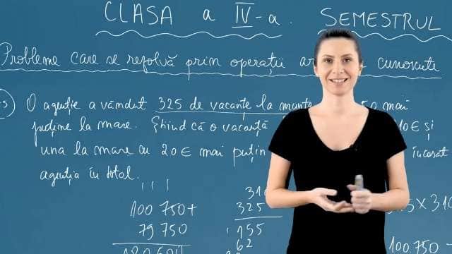Probleme care se rezolvă prin operații aritmetice cunoscute - P3