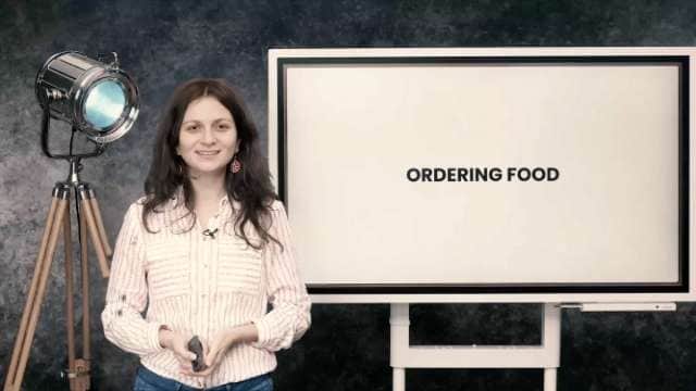 Ordering food
