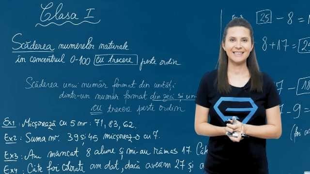 Scăderea unui număr format din unități dintr-un număr format din zeci - Probleme